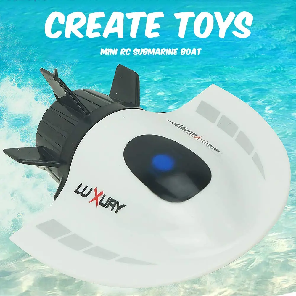 GoolRC Mini RC Submarine Boat White | Waterproof Diving Toy for Kids & Adults - view 2