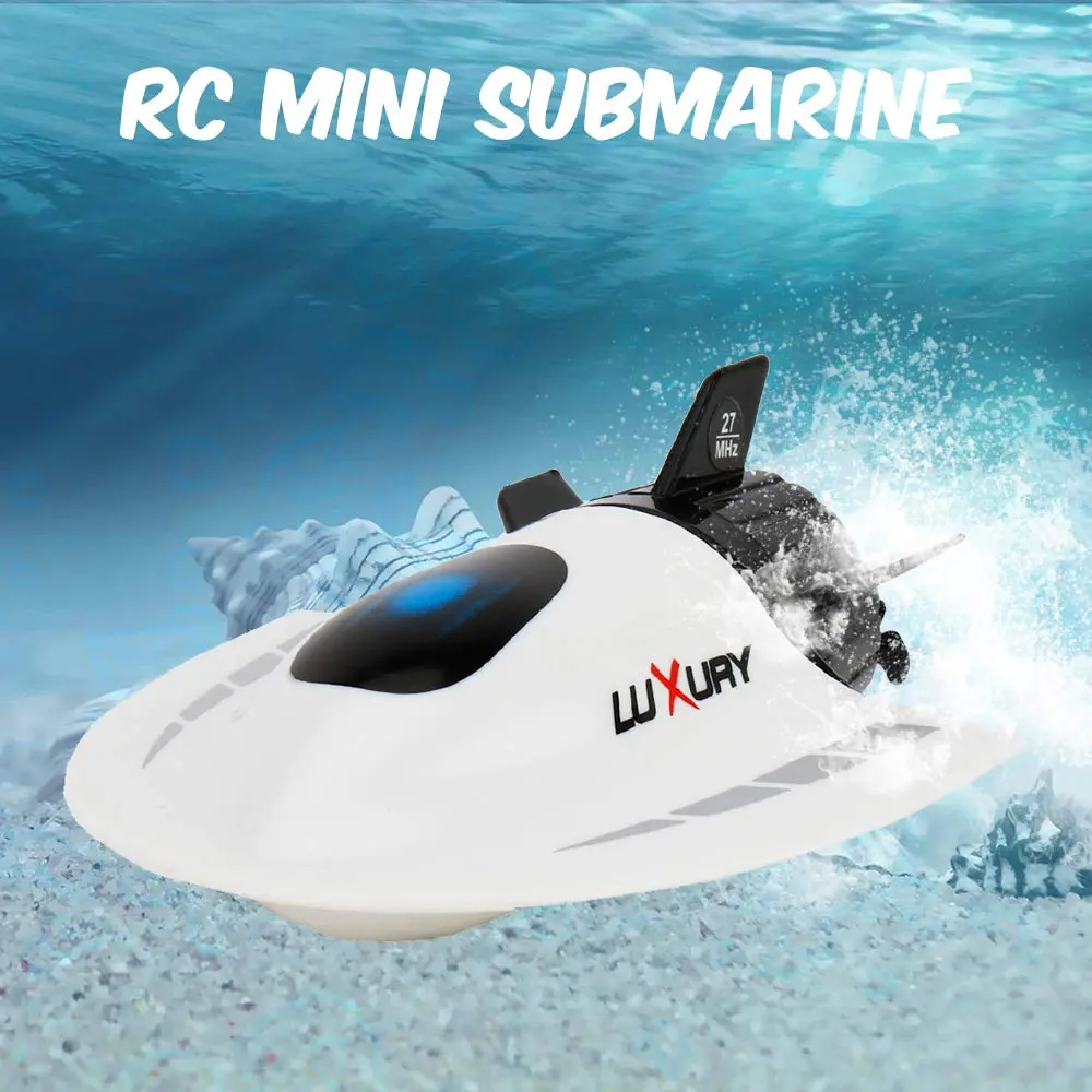 GoolRC Mini RC Submarine Boat White | Waterproof Diving Toy for Kids & Adults - view 3