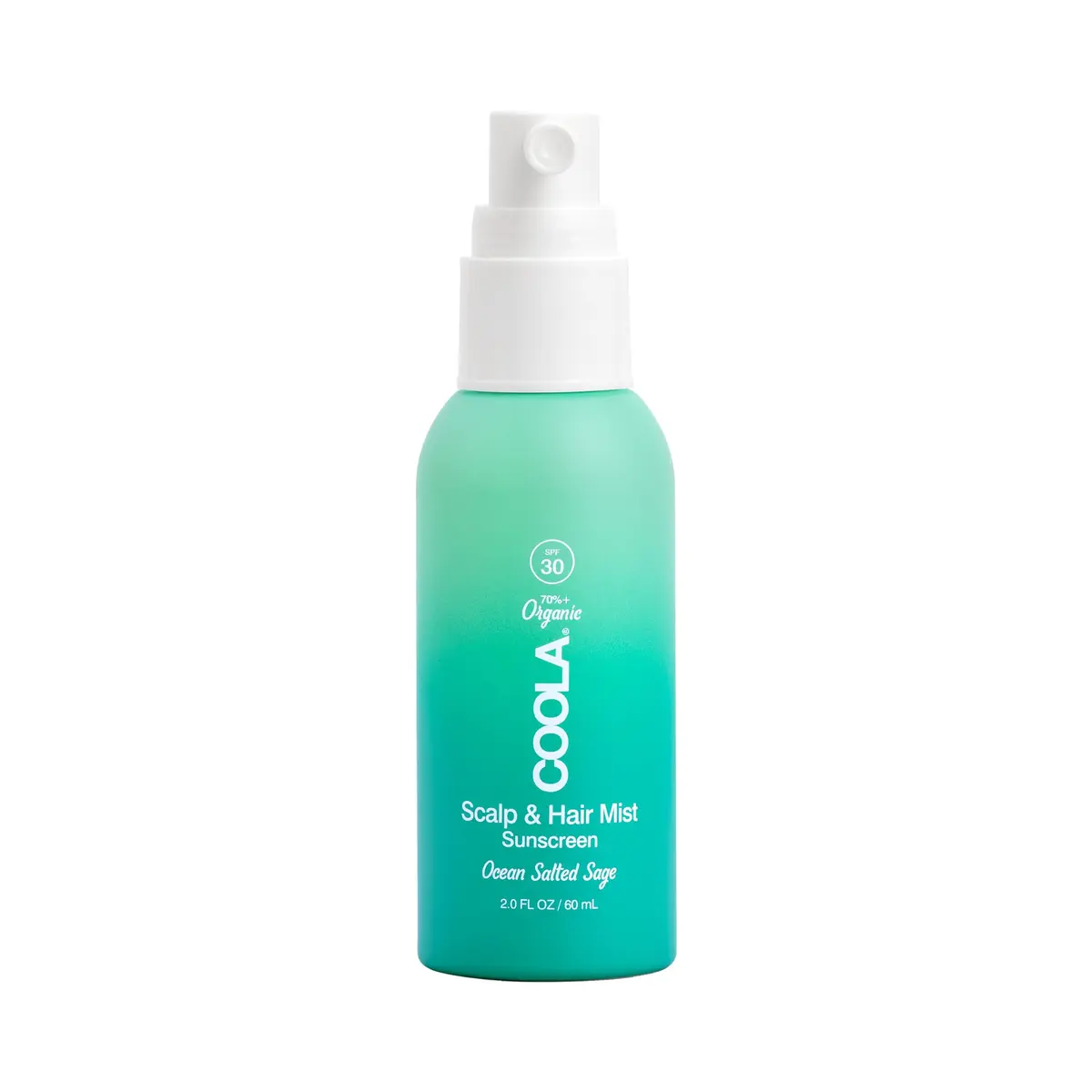 COOLA Scalp and Hair Sunscreen Spray SPF 30 Mist 59ml (2 fl oz) | Broad Spectrum Protection - main product image