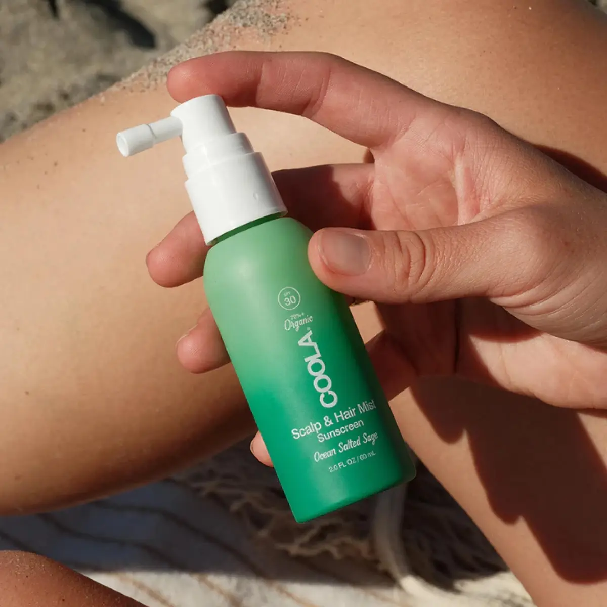 COOLA Scalp and Hair Sunscreen Spray SPF 30 Mist 59ml (2 fl oz) | Broad Spectrum Protection - view 3