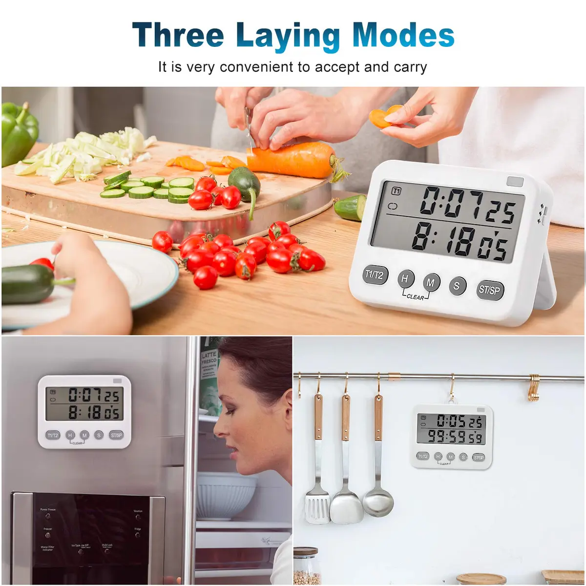 VOBRAMY Timer 25, 5 Min Adjustable | Pomodoro Technique Work & Kitchen Timer - view 4