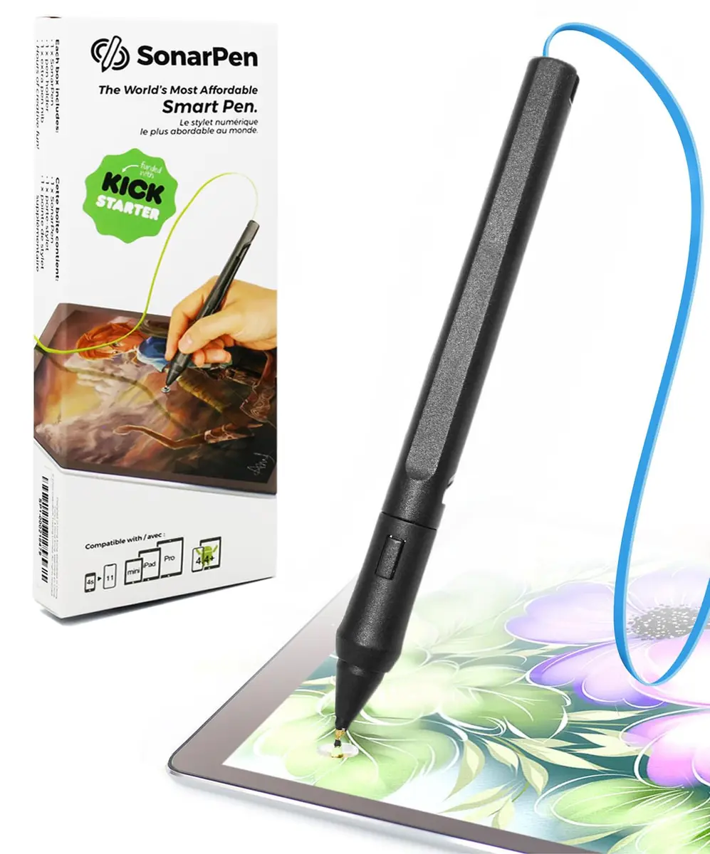 SonarPen Pressure Sensitive Stylus for iPhone, Android & Switch | Compatible with Apple iPad, Galaxy, Switch, Capacitive Touch - main product image