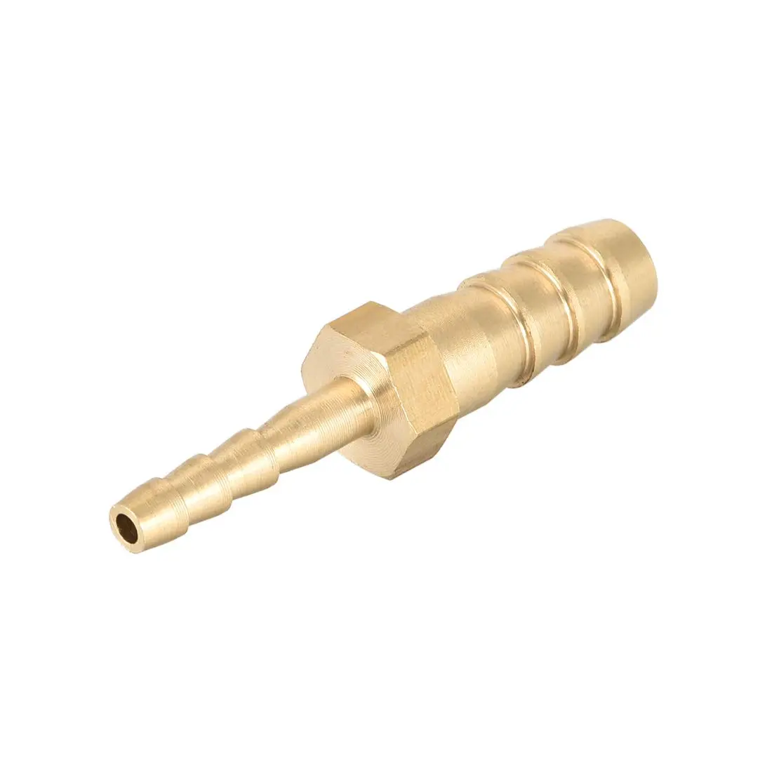 uxcell Brass Barb Fitting Reducer 8mm to 4mm | Corrosion-Resistant Hose Connector - view 3