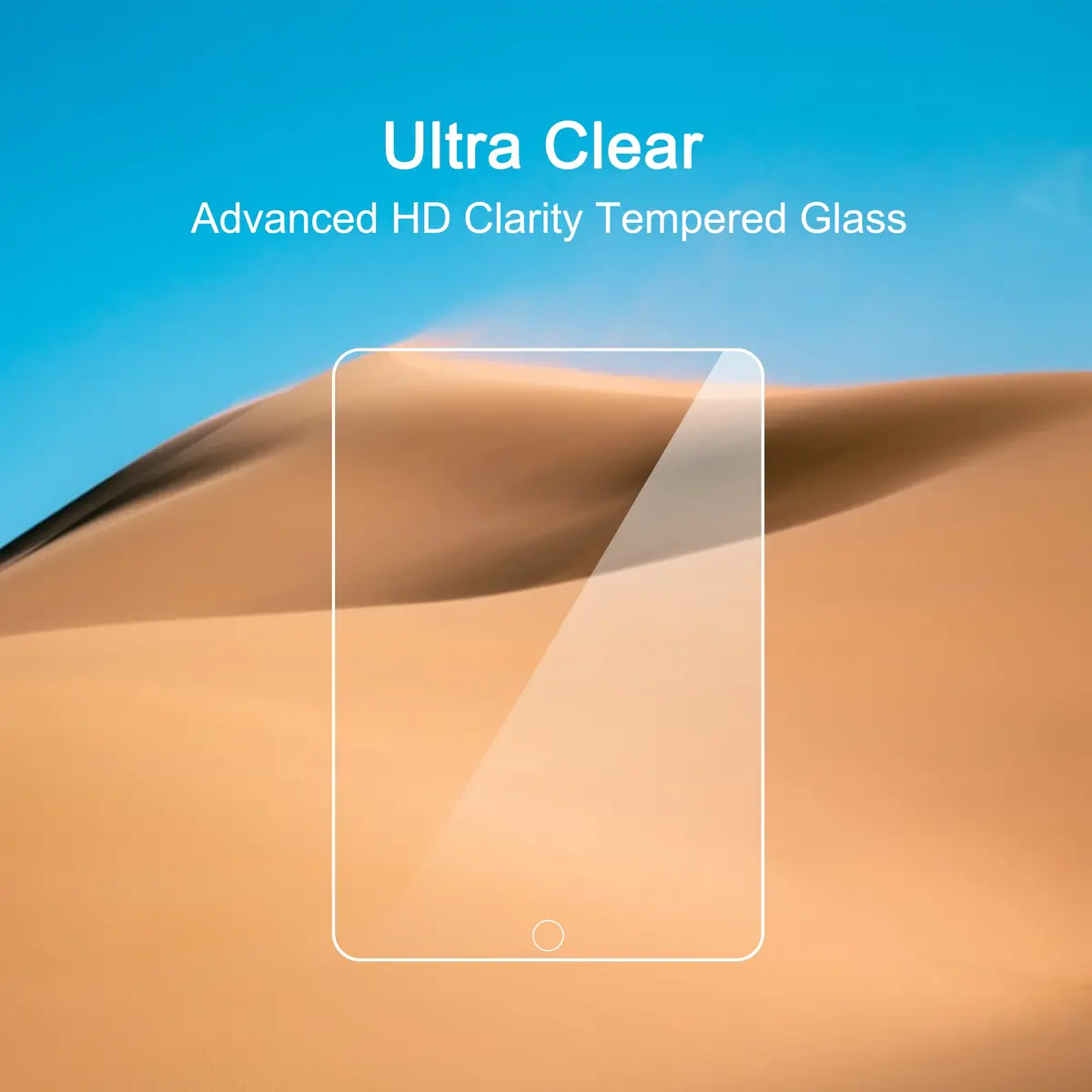 Ailun 2 Pack Screen Protector for iPad 9th/8th/7th, 10.2 Inch | Tempered Glass with Scratch Resistance - view 5