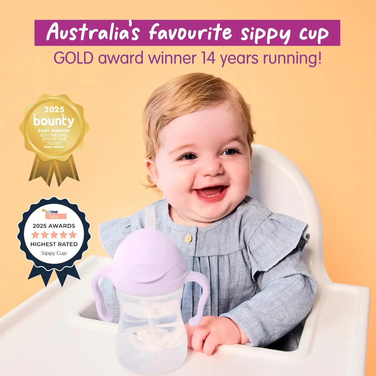 b.box Sippy Cup with Weighted Straw, Toddler Straw Cup, Spill Proof, 237ml (8oz) | Innovative Weighted Straw for All Angles - view 9