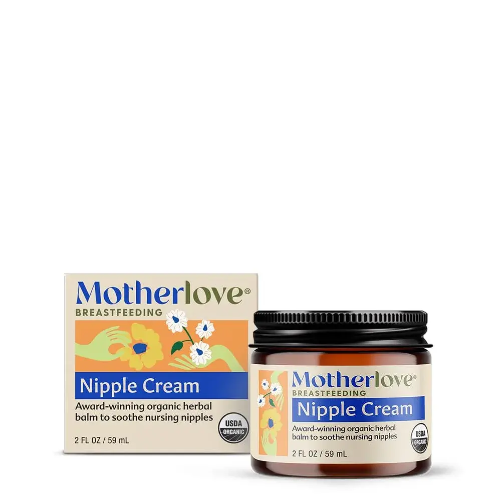 Motherlove Organic Nipple Cream 59ml (2 Fl Oz) | Lanolin-Free & Unscented for Breastfeeding - main product image