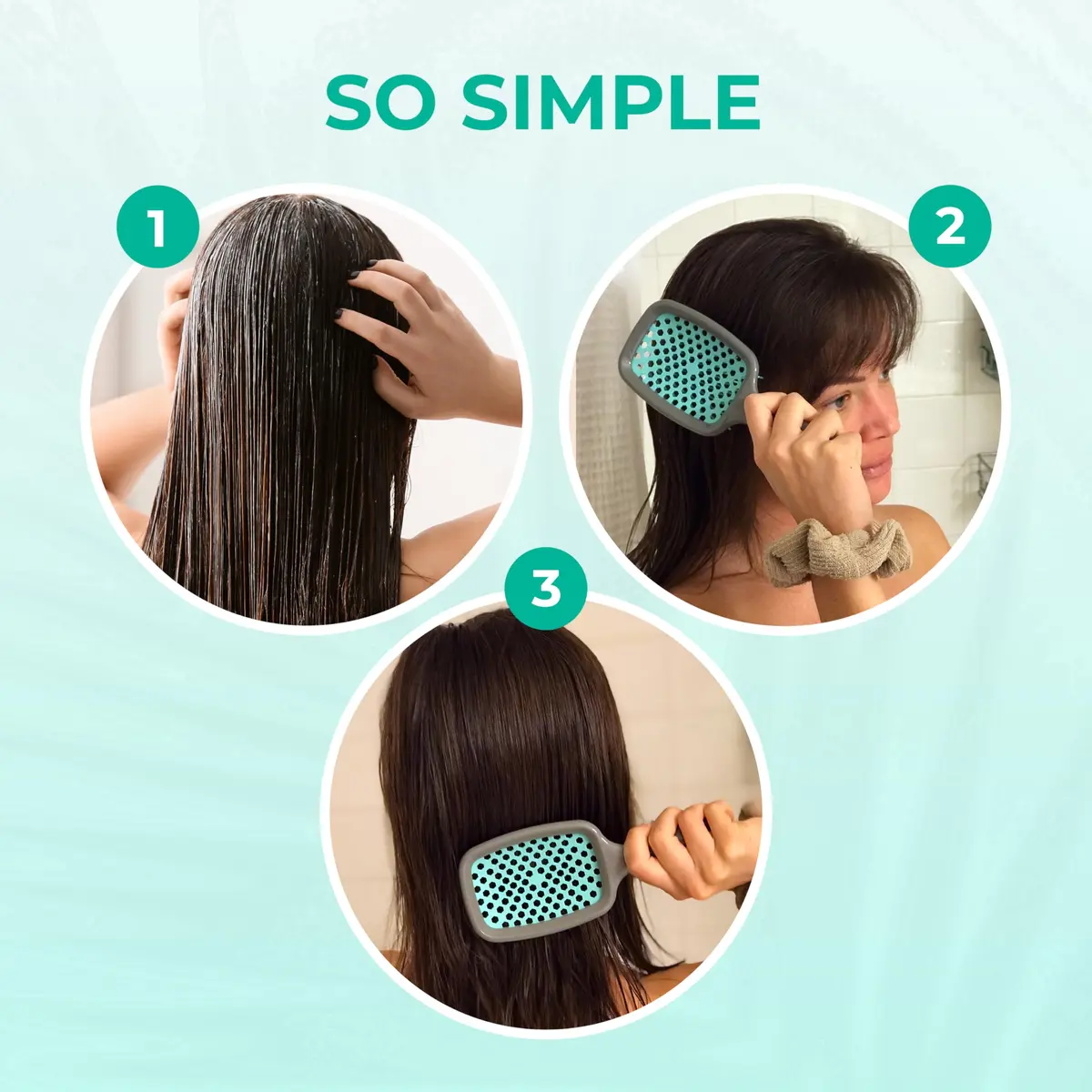 FHI Heat UNbrush Detangling Brush for Wet & Dry Hair | Anti-Static, Vented Cushion, Lightweight - view 7