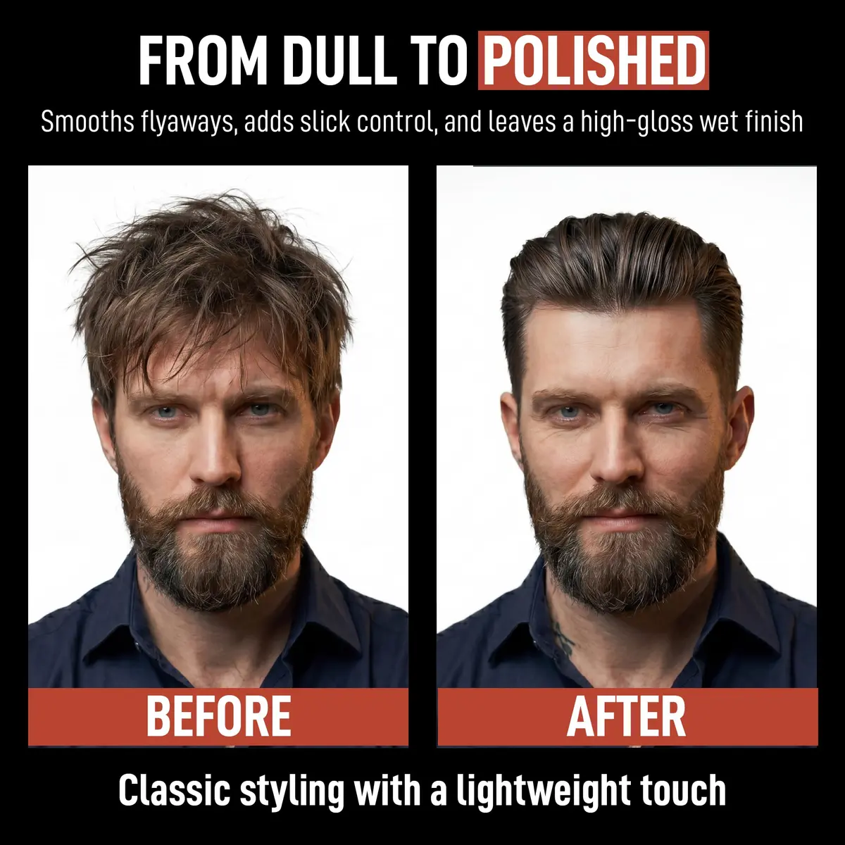Rascal Men's Grooming Original Pomade #4 3.4oz | Light Hold Wet Look High Shine - view 3