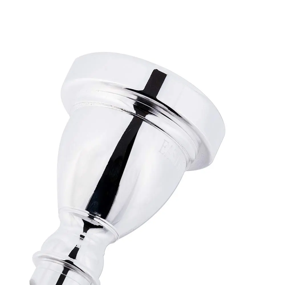 EASTROCK Standard Tuba Mouthpiece Size 22 Silver Plated | Vacuum Packed Copper Brass Instrument - view 2