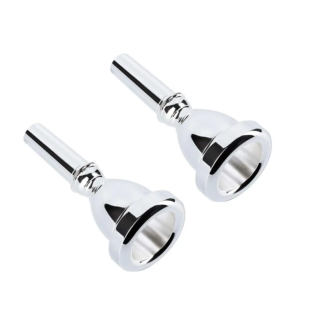 EASTROCK Standard Tuba Mouthpiece Size 22 Silver Plated | Vacuum Packed Copper Brass Instrument - view 3