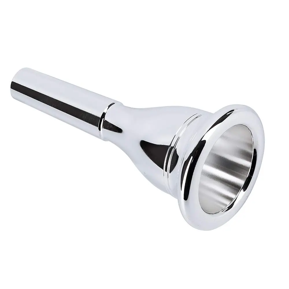 EASTROCK Standard Tuba Mouthpiece, Silver Plated 120S Size (1 Unit) | Rich Sound, Durable Copper - view 5