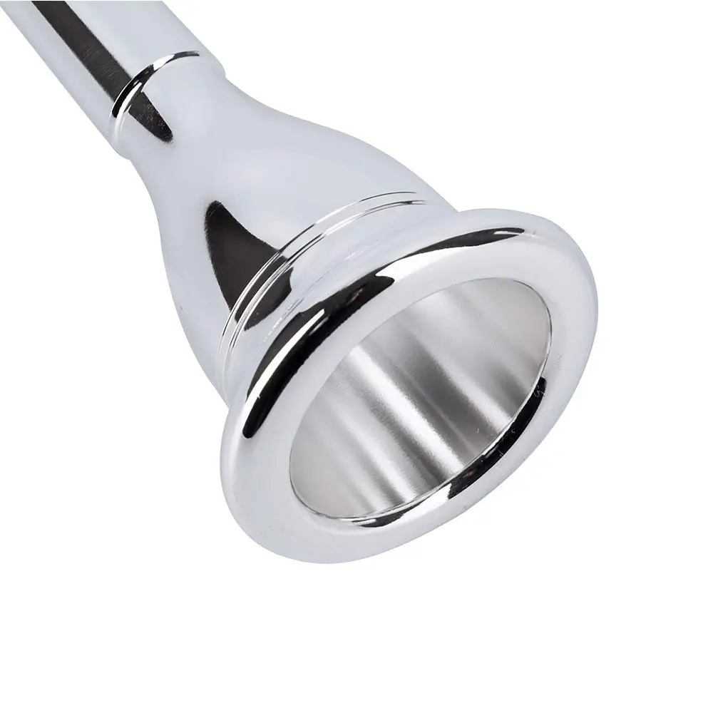 EASTROCK Standard Tuba Mouthpiece, Silver Plated 120S Size (1 Unit) | Rich Sound, Durable Copper - view 3