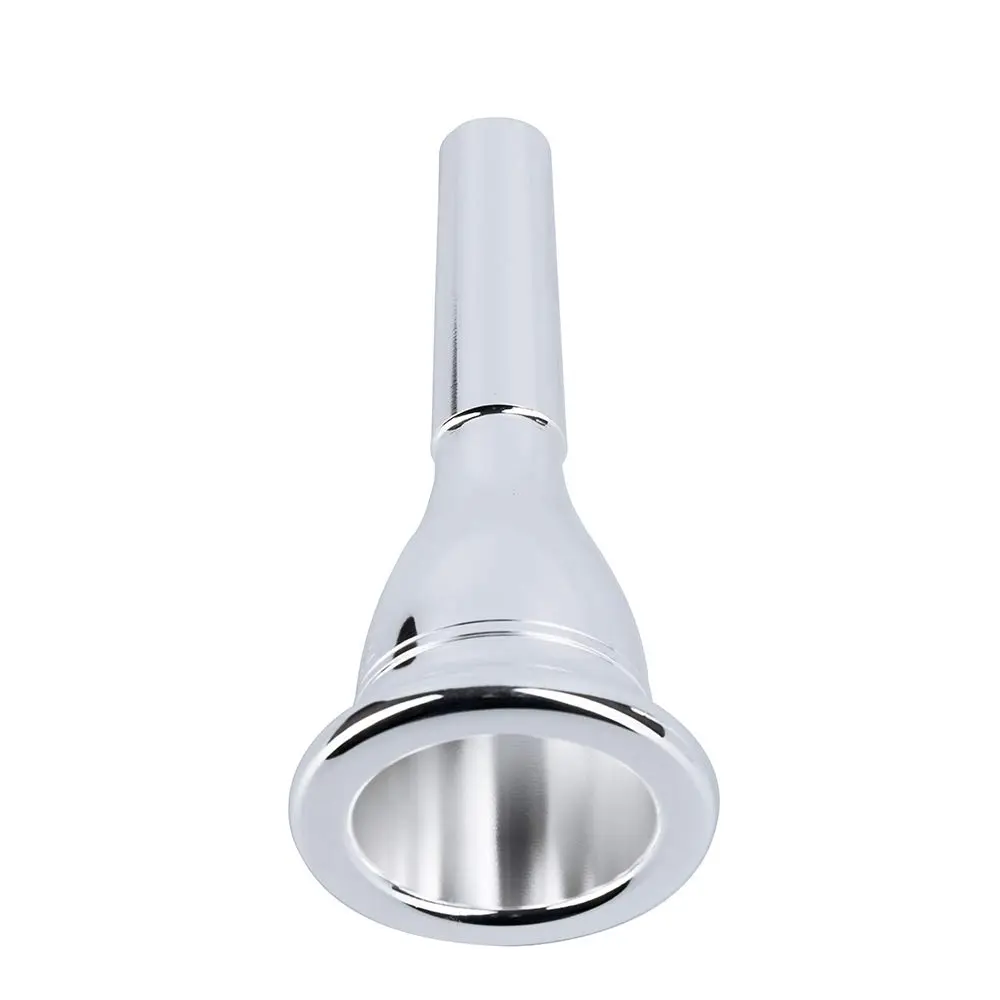 EASTROCK Standard Tuba Mouthpiece, Silver Plated 120S Size (1 Unit) | Rich Sound, Durable Copper - view 4