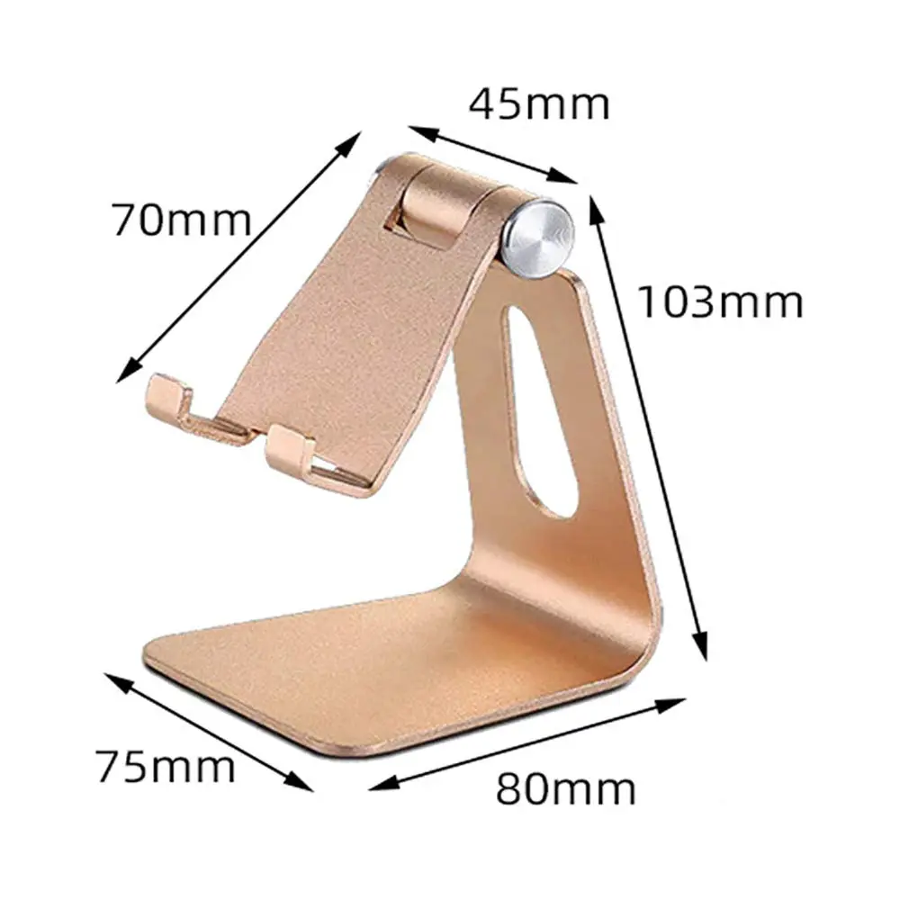Emoly Portable Electronic Device Stand Silver | Adjustable, Heavy-Duty Aluminum, Universal Compatibility - view 4