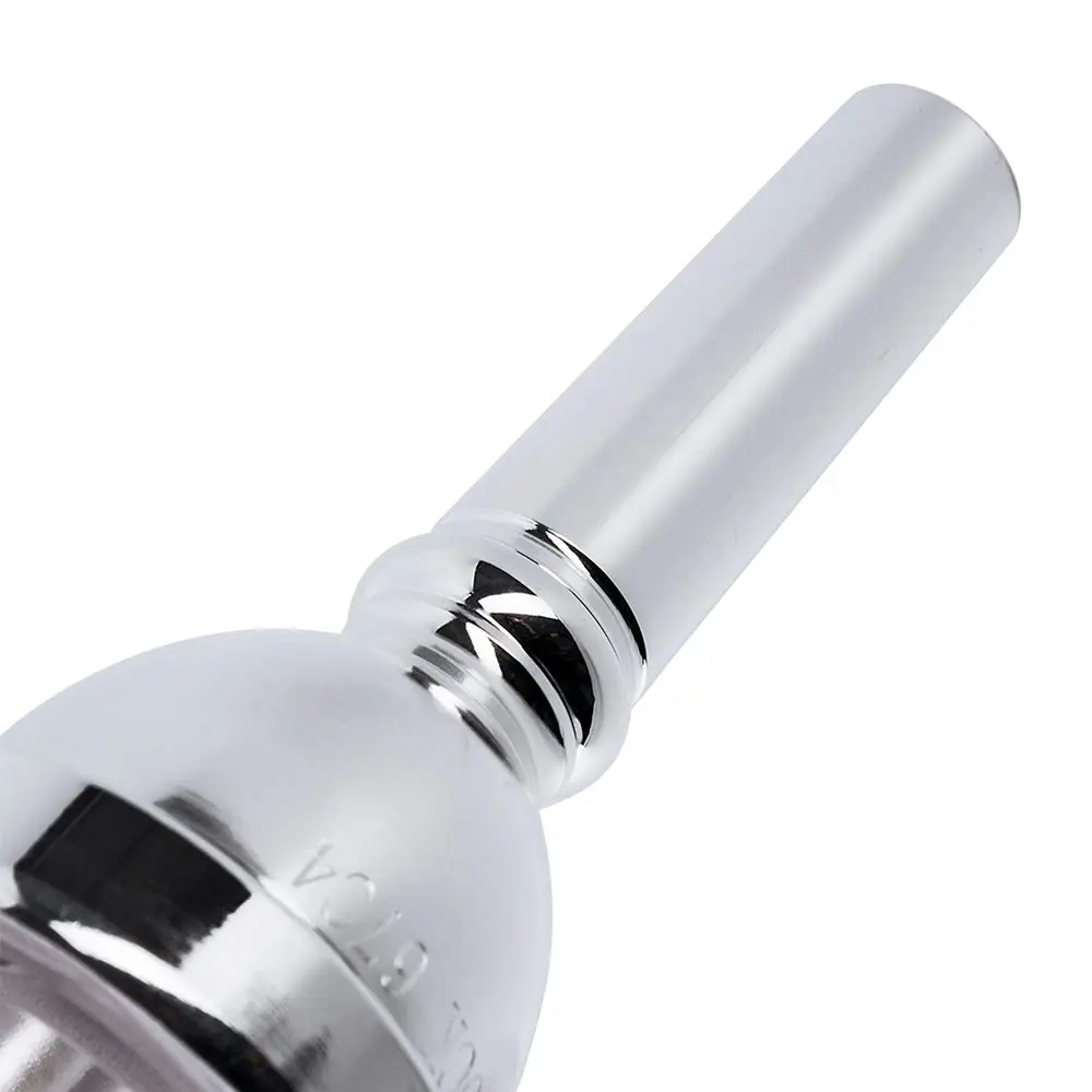 EASTROCK Standard Tuba Mouthpiece Silver Plated Size U | Rich and Elegant Sounds for Tuba Players - view 2