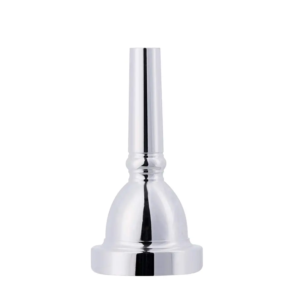 EASTROCK Standard Tuba Mouthpiece Silver Plated Size U | Rich and Elegant Sounds for Tuba Players - view 4