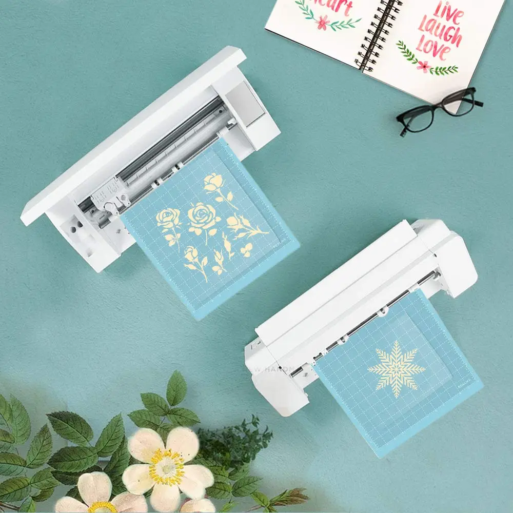 REALIKE 12x12 Inch Cutting Mat Set (3 Mats: LightGrip, StandardGrip, StrongGrip) | Gridded Adhesive Non-Slip Mat for Silhouette Cameo Crafts, Quilting, Sewing - view 3