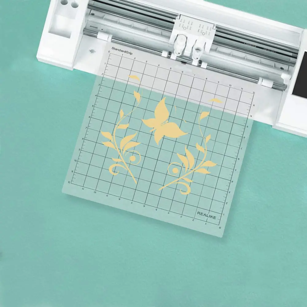 REALIKE 12x12 inch StandardGrip Cutting Mats (3 Pack) | Gridded Adhesive Non-Slip for Silhouette Cameo Craft Sewing - view 5