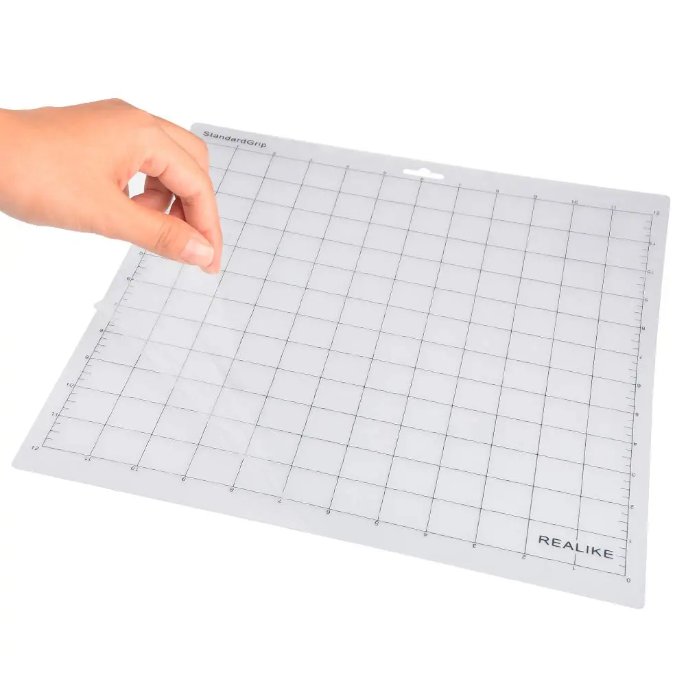 REALIKE 12x12 inch StandardGrip Cutting Mats (3 Pack) | Gridded Adhesive Non-Slip for Silhouette Cameo Craft Sewing - view 7