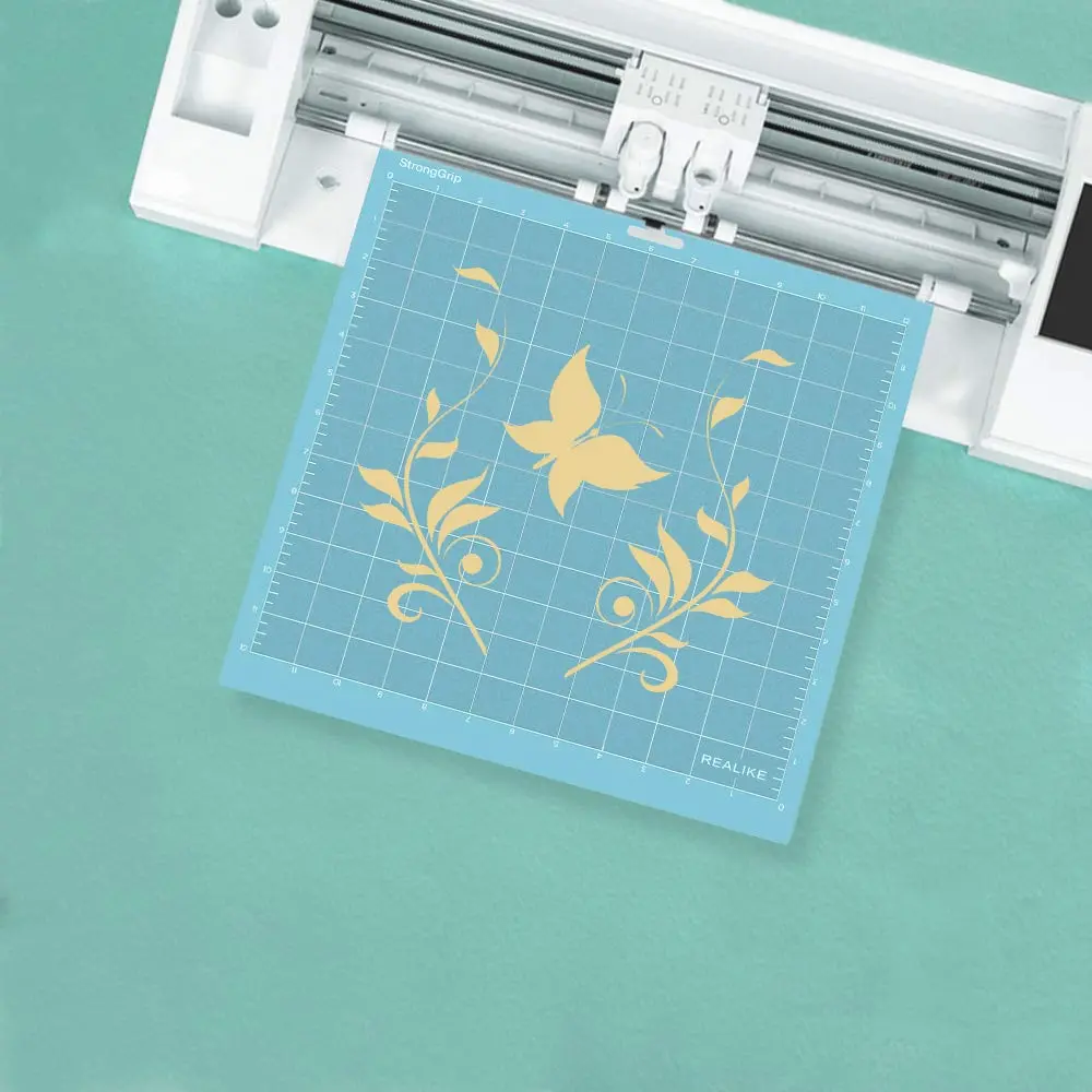 REALIKE 12x12 Lightgrip Cutting Mats for Silhouette Cameo 5/4/3/2/1 | Gridded Adhesive Non-Slip Cut Mat for Crafts, Quilting, Sewing - view 5