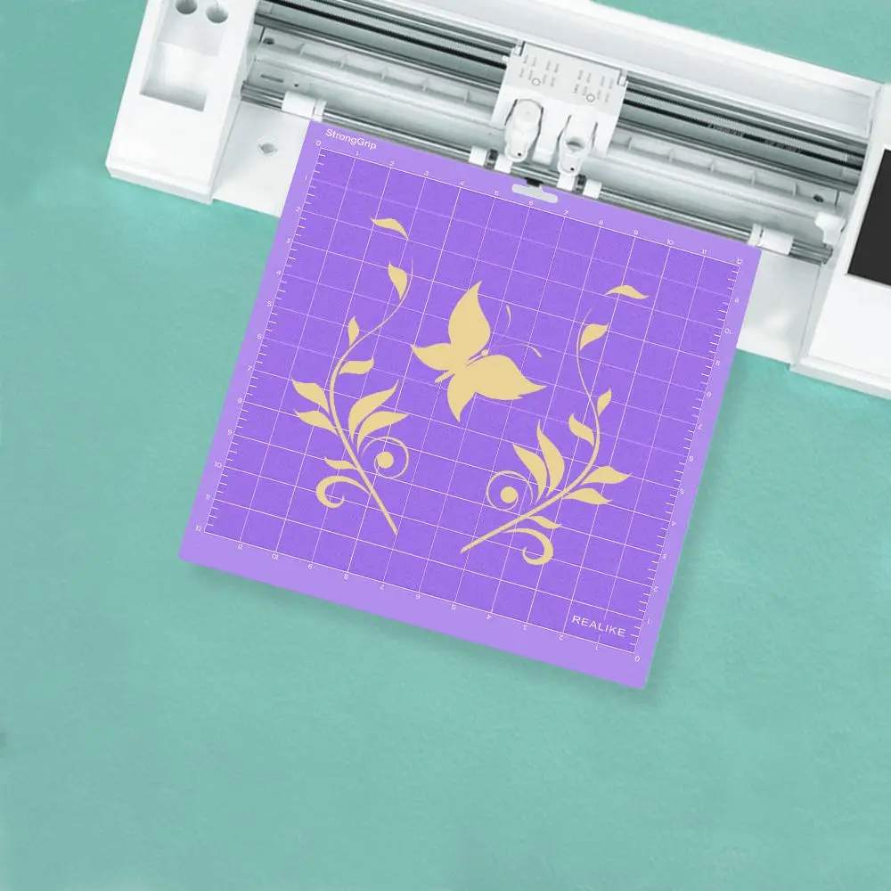 REALIKE 12x12 inch (30.5x30.5 cm) StrongGrip Cutting Mats (3-Pack) | Perfect for Silhouette Cameo Machines - view 5