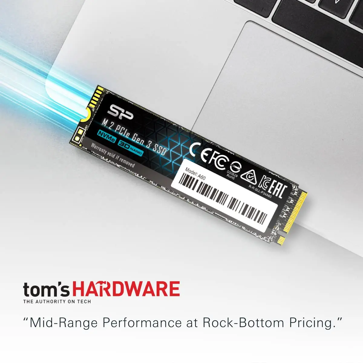 SP Silicon Power 1TB NVMe M.2 PCIe Gen3x4 SSD | PCIe 3.0 x4, 2200MB/s Read, 1600MB/s Write, M.2 2280, TLC NAND, 600 TBW - view 5
