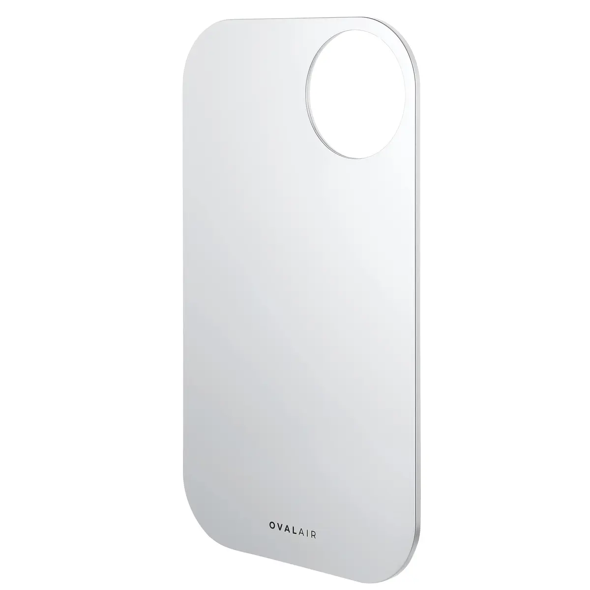 OVAL AIR AIR1000B-COVER Custom Air Purifier Face Cover 24.4" x 13.7" x 1.38" | Modern Satin Silver - main product image