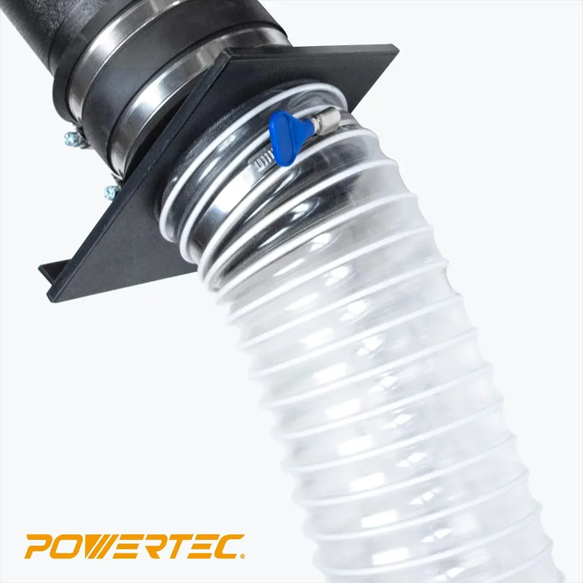 POWERTEC 6 Inch x 20 Feet Dust Collection Hose | Flexible PVC for Woodworking Systems - view 5