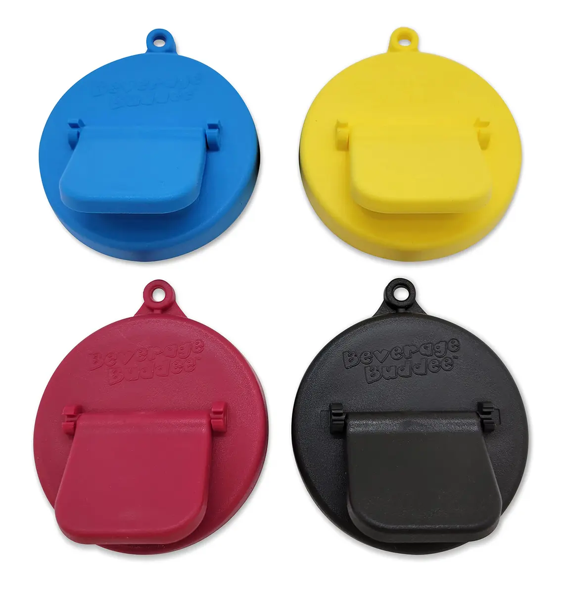 Beverage Buddee Can Cover 4 Pack Assorted Colors | Spill-Proof Dust & Dirt Barrier (100-120 chars) - main product image