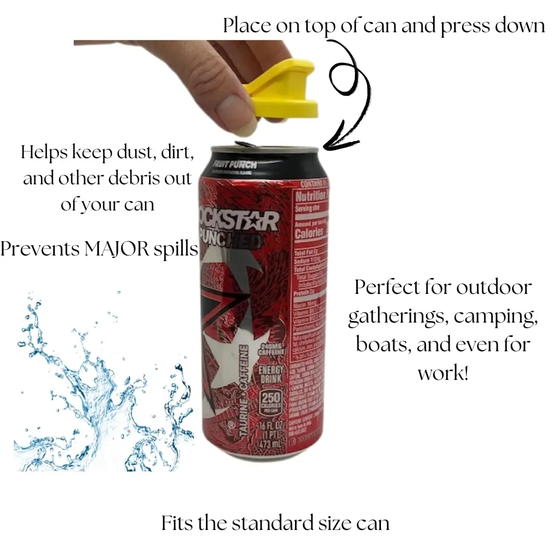 Beverage Buddee Can Cover 4 Pack Assorted Colors | Spill-Proof Dust & Dirt Barrier (100-120 chars) - view 5