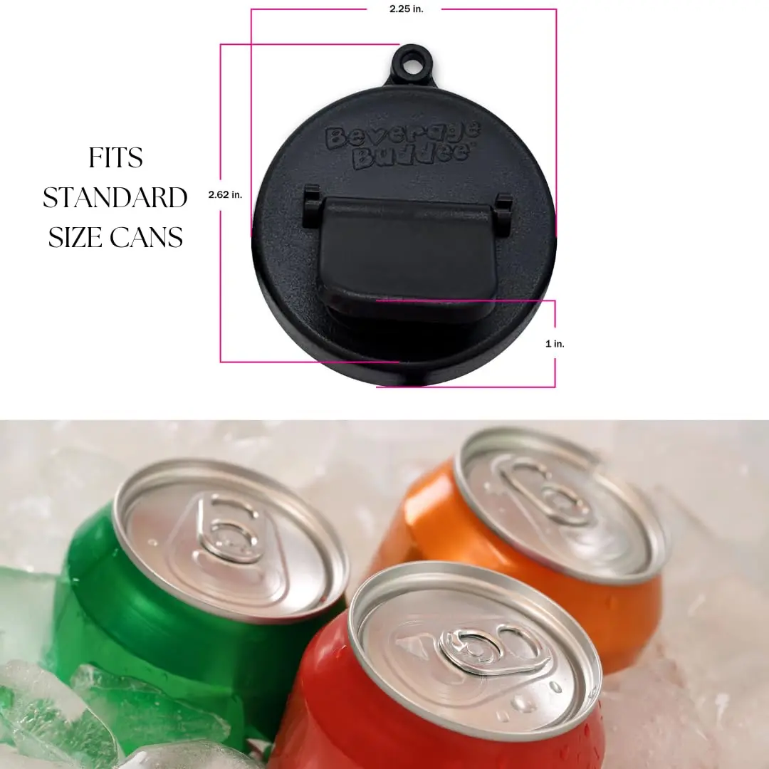 Beverage Buddee Can Cover 4 Pack Assorted Colors | Spill-Proof Dust & Dirt Barrier (100-120 chars) - view 2