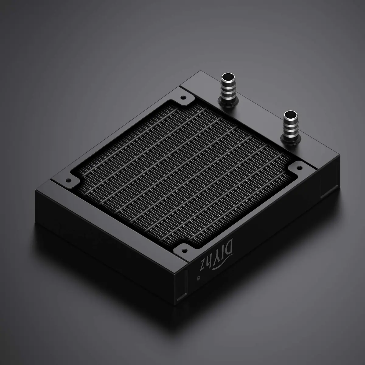 DIYhz 80mm Aluminum CPU Water Cooling Radiator 8 Pipe 120x80x25mm | Efficient Heat Dissipation - view 5