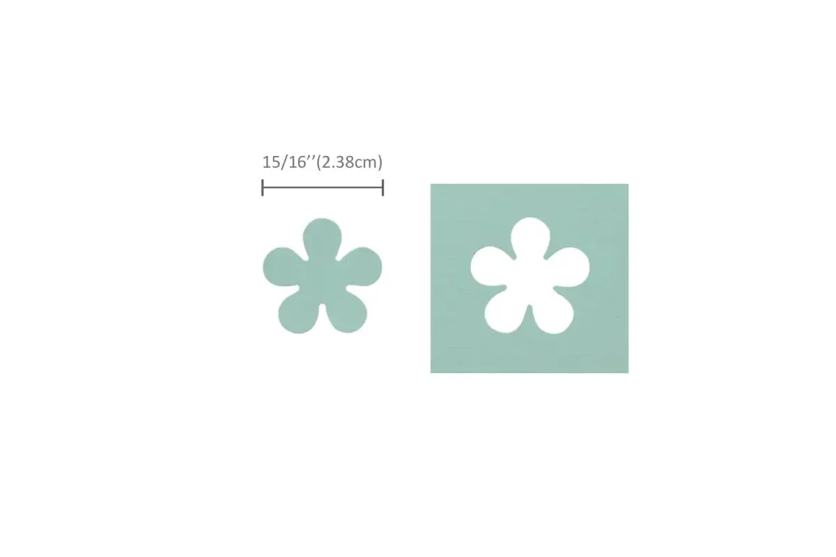 BiraBira Flower Punch 1 inch (2.54 cm) | Paper Crafting Scrapbooking - view 2