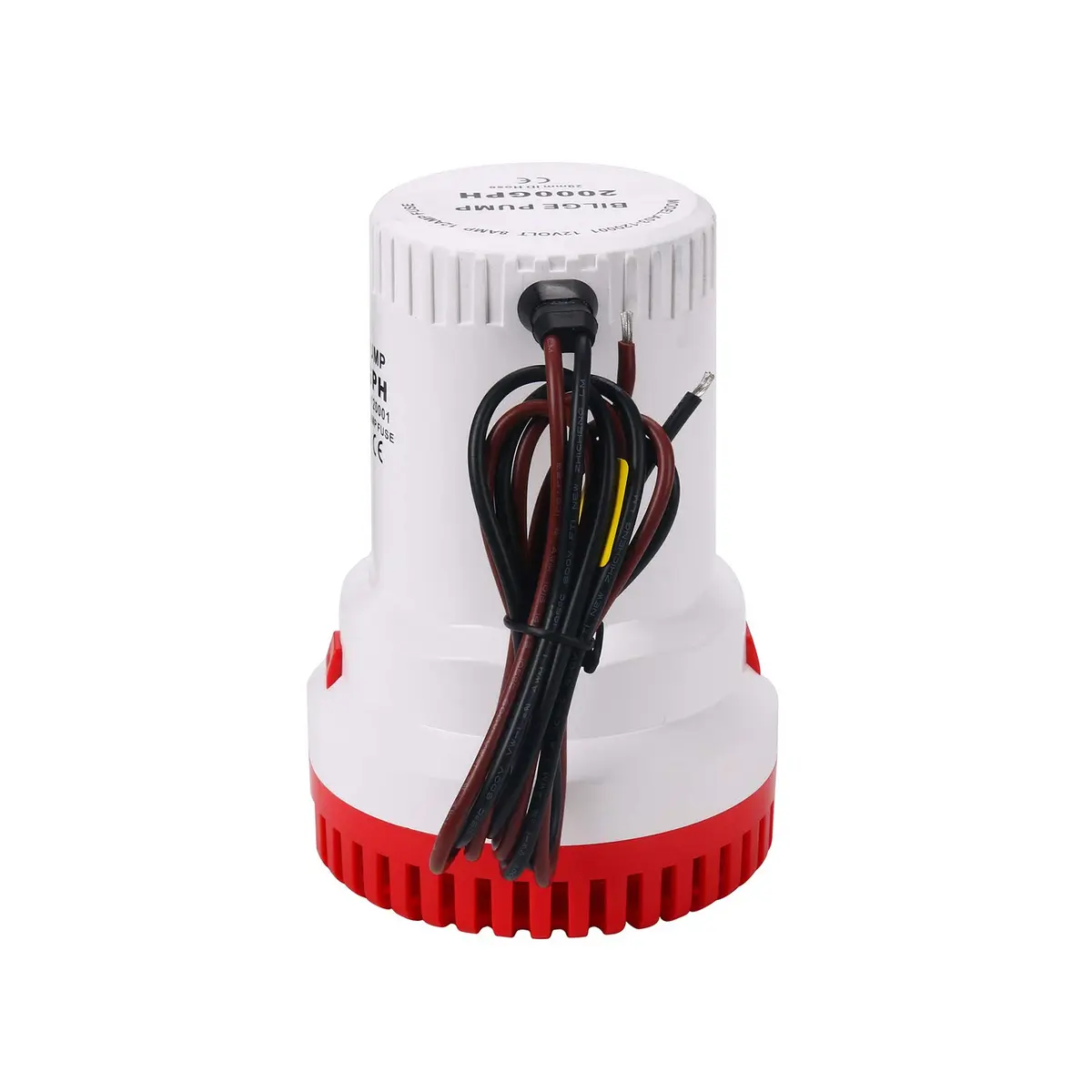 NovelBee 12V Bilge Pump 2000GPH | Marine Electric Boat Pump with Stainless Steel Shaft - view 2