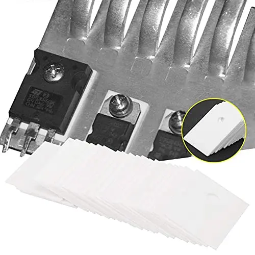 ViaGasaFamido Alumina Ceramic Insulating Sheet 17x22x1mm (100-Pack) | High Hardness Wear Resistance - main product image