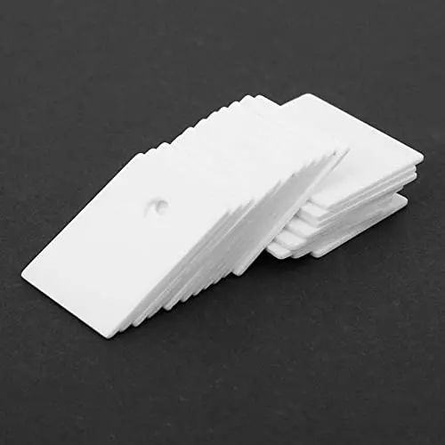 ViaGasaFamido Alumina Ceramic Insulating Sheet 17x22x1mm (100-Pack) | High Hardness Wear Resistance - view 4