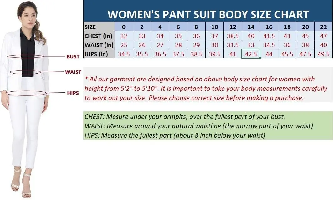 Marycrafts Women's Black Two Piece Pant Suit Set Size 4 | Tailored Fit for Work & Business - view 7