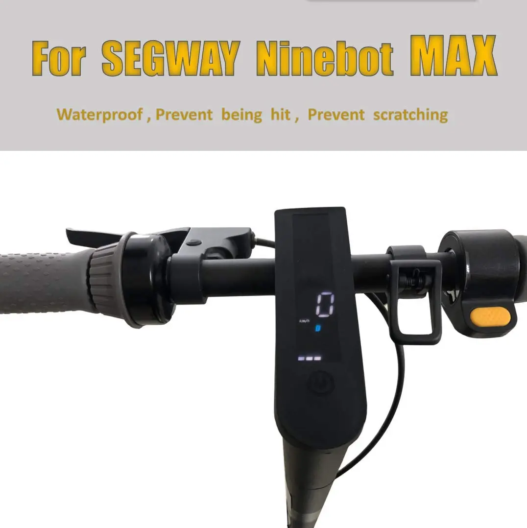 MORICHS Waterproof Dashboard Cover Shell for Segway Ninebot MAX Electric Scooter | Silicone Protective Case - view 3