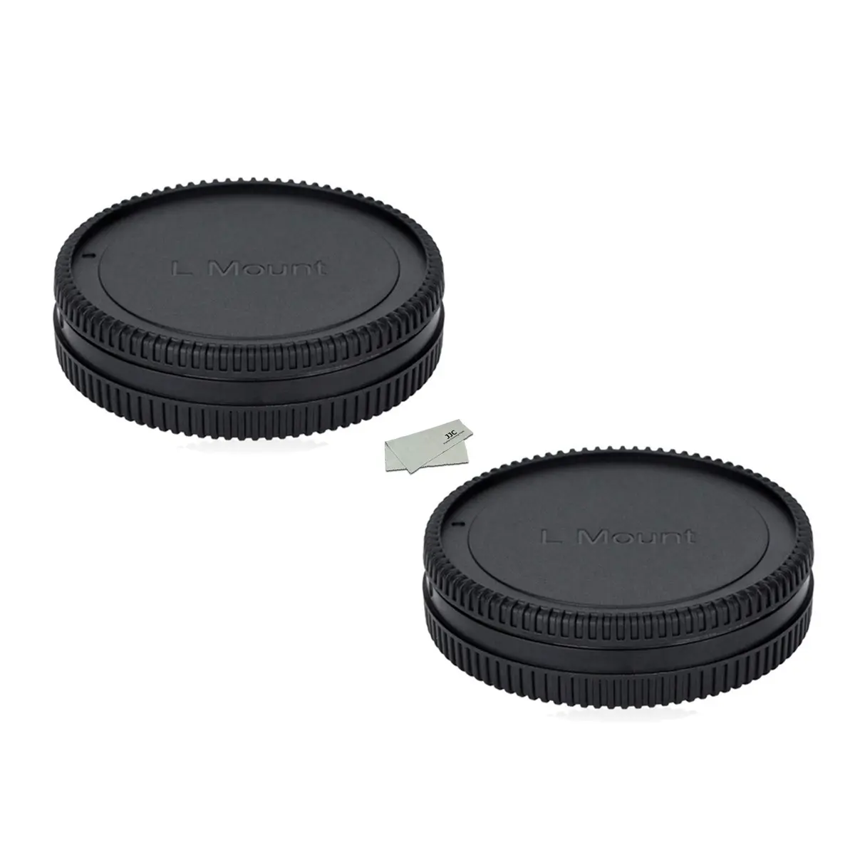 JJC L Mount Body Cap and Rear Lens Cap Kit 2-Pack | Protects Sensor & Lens from Dust, Moisture - main product image