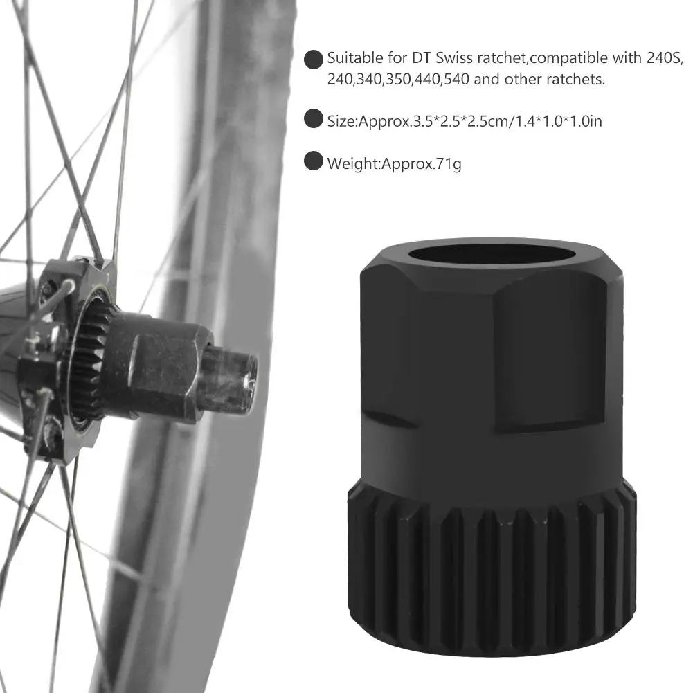 Keenso Rear Hub Lock Ring Tool for DT Swiss Ratchet 71g (2.5oz) | Precision Engineered for Mechanics & Cyclists - view 7