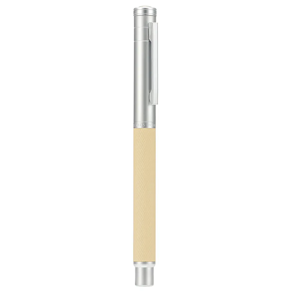 Asvine Silver Birch Forest Aluminum Fountain Pen Bent Nib (Fine to Broad) with Metal Box Fude Pen Set 13.8cm (5.43in) | Smooth Ink Flow - view 4