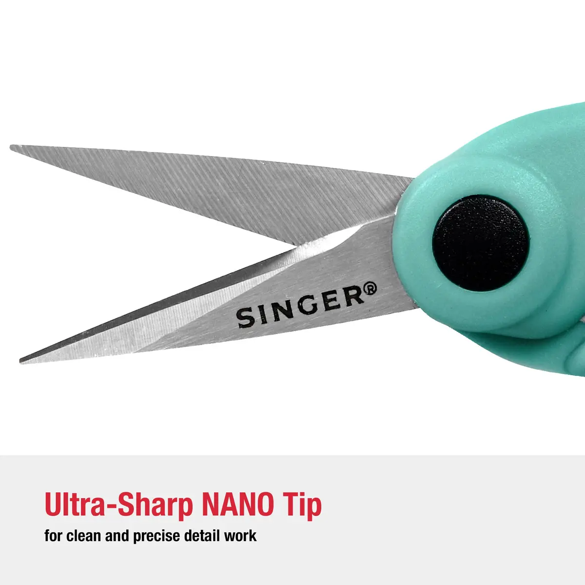 SINGER 4.5" Serger & Detail Embroidery Scissors, Sharp Tip, 6 Count | Precision Crafting Tool for Sewing & Embroidery - view 4