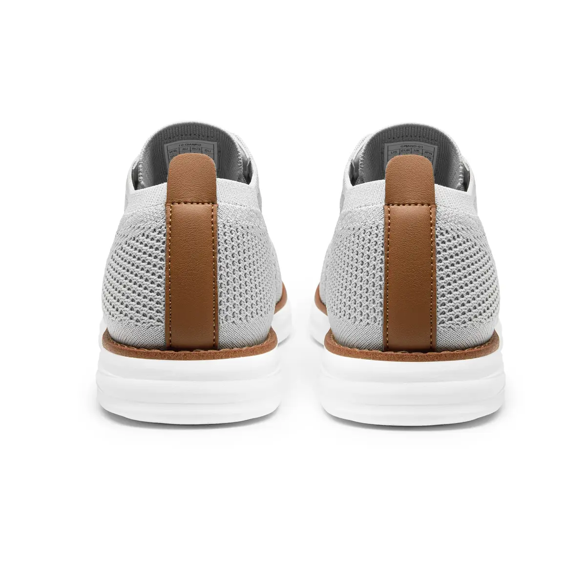 Bruno Marc Men's KnitFlex Breeze Casual Dress Sneakers Grey Size 8 (21cm x 12cm x 31cm) | Breathable Lightweight Mesh Lace-Up Derby Walking Shoes for Work & Weekend - view 8