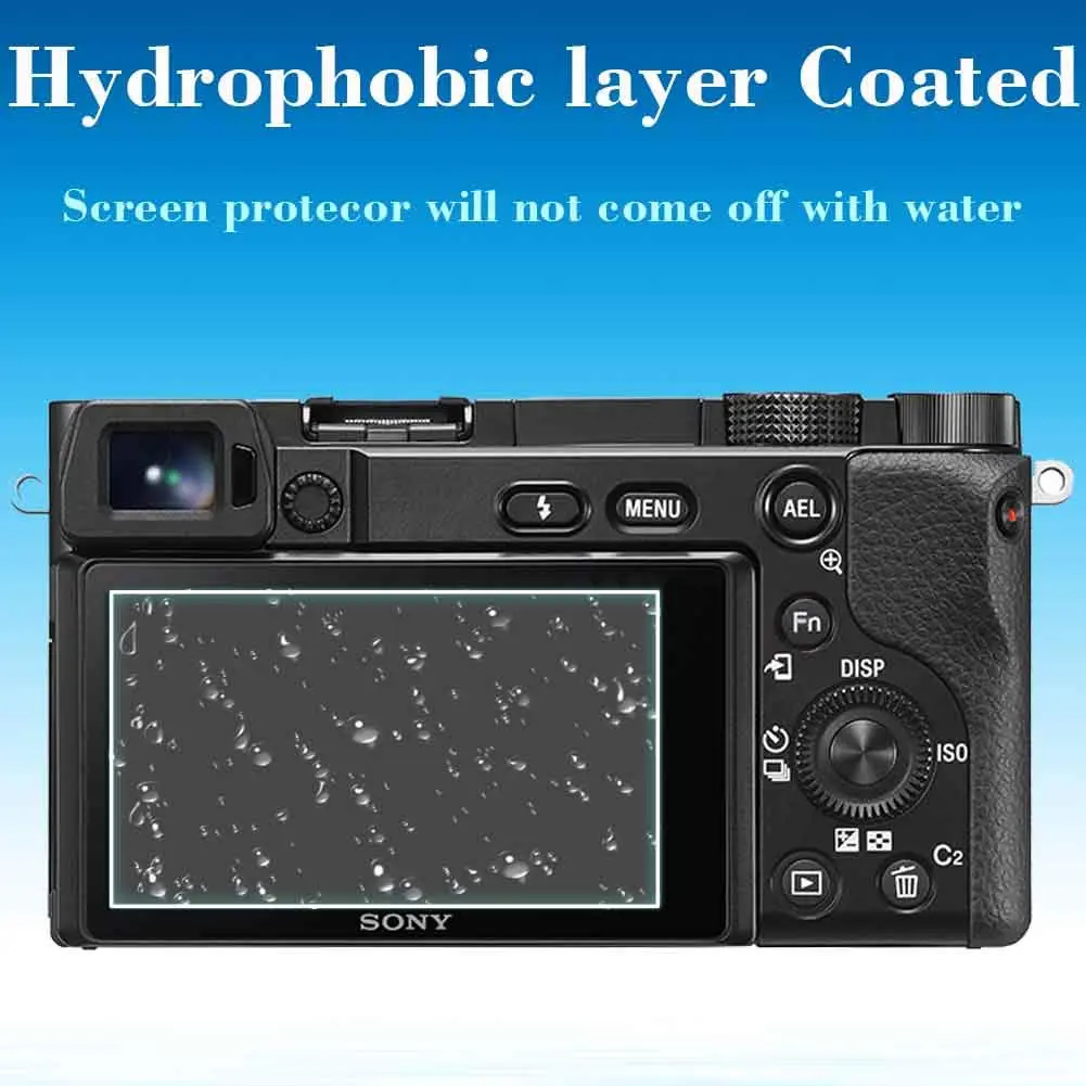 ULBTER Tempered Glass Screen Protector for Sony Alpha a6600/a6400/a6300/a6100/a6000/a5000 Cameras (3+2 Pack) | 9H Hardness, 99.99% HD Clarity - view 8