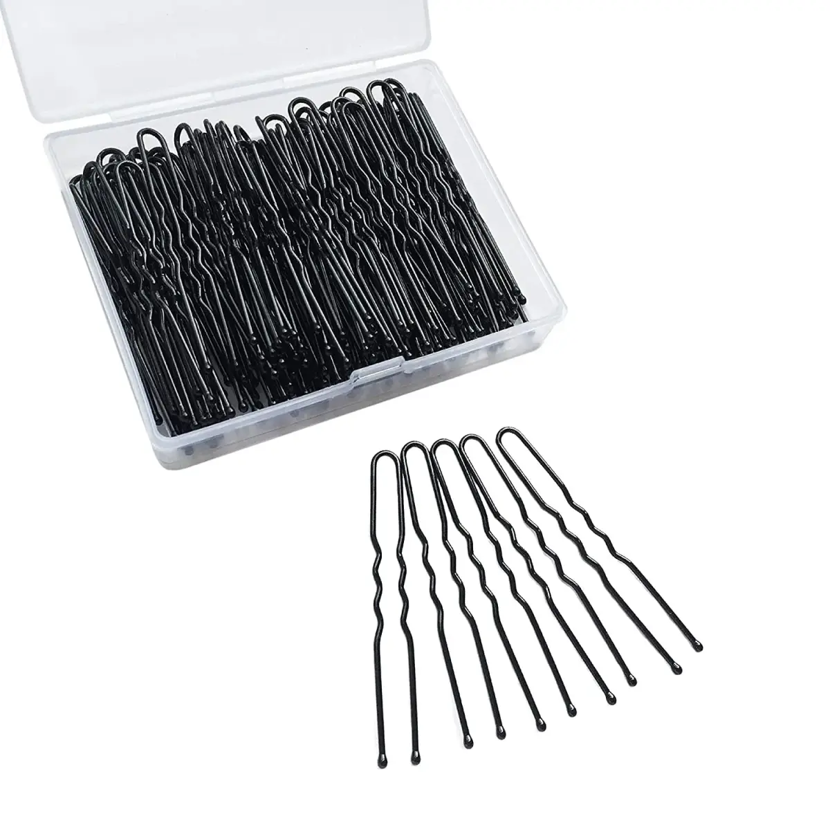 TAPBULL U Shaped Hair Pins 120 Count (6.8 cm / 2.68 in) | Secure Hold for Bridal & Wedding Styles - main product image