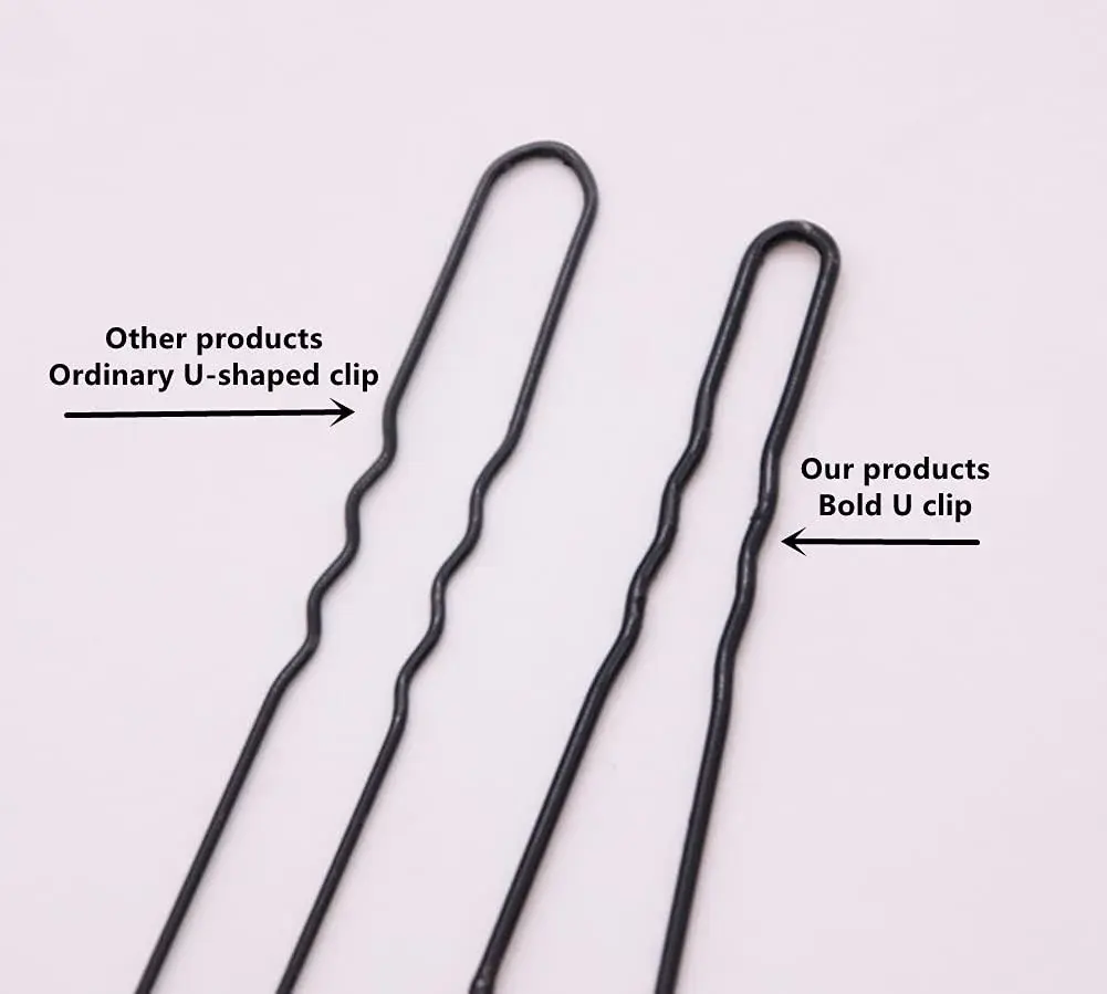 TAPBULL U Shaped Hair Pins 120 Count (6.8 cm / 2.68 in) | Secure Hold for Bridal & Wedding Styles - view 4