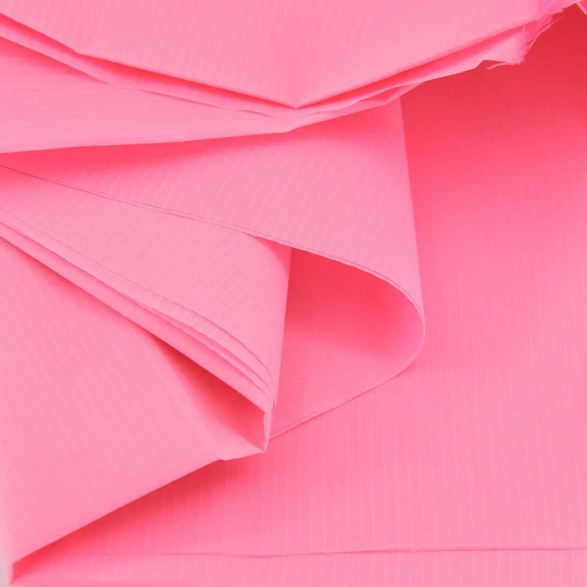 Rose Flavor Pink 1.7oz Nylon Ribstop Waterproof Fabric 1 Yard (46cm x 91cm) | Durable & Tear-Resistant for Crafts - main product image