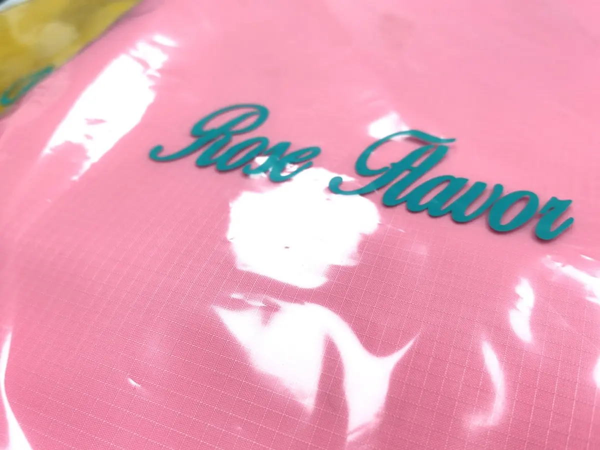 Rose Flavor Pink 1.7oz Nylon Ribstop Waterproof Fabric 1 Yard (46cm x 91cm) | Durable & Tear-Resistant for Crafts - view 8