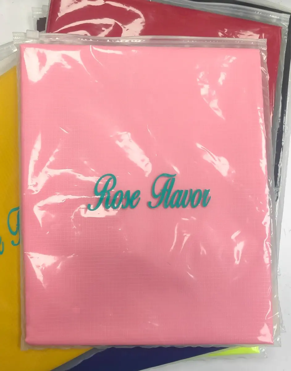 Rose Flavor Pink 1.7oz Nylon Ribstop Waterproof Fabric 1 Yard (46cm x 91cm) | Durable & Tear-Resistant for Crafts - view 4