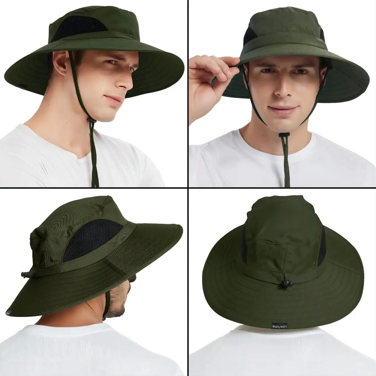 EINSKEY Wide Brim Sun Hat, UPF 50+ UV Protection Waterproof Packable Bucket Hat for Men & Women - view 7